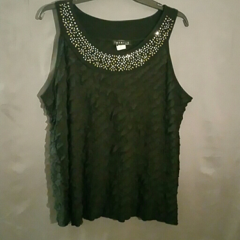 Janeric Ruffles Sleeveless Blouse