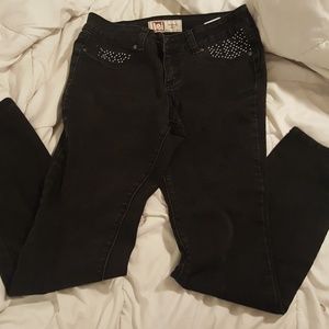 L.E.I black Emma jeggings