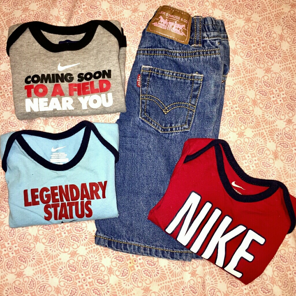 3/6 Month Nike•Levi Bundle