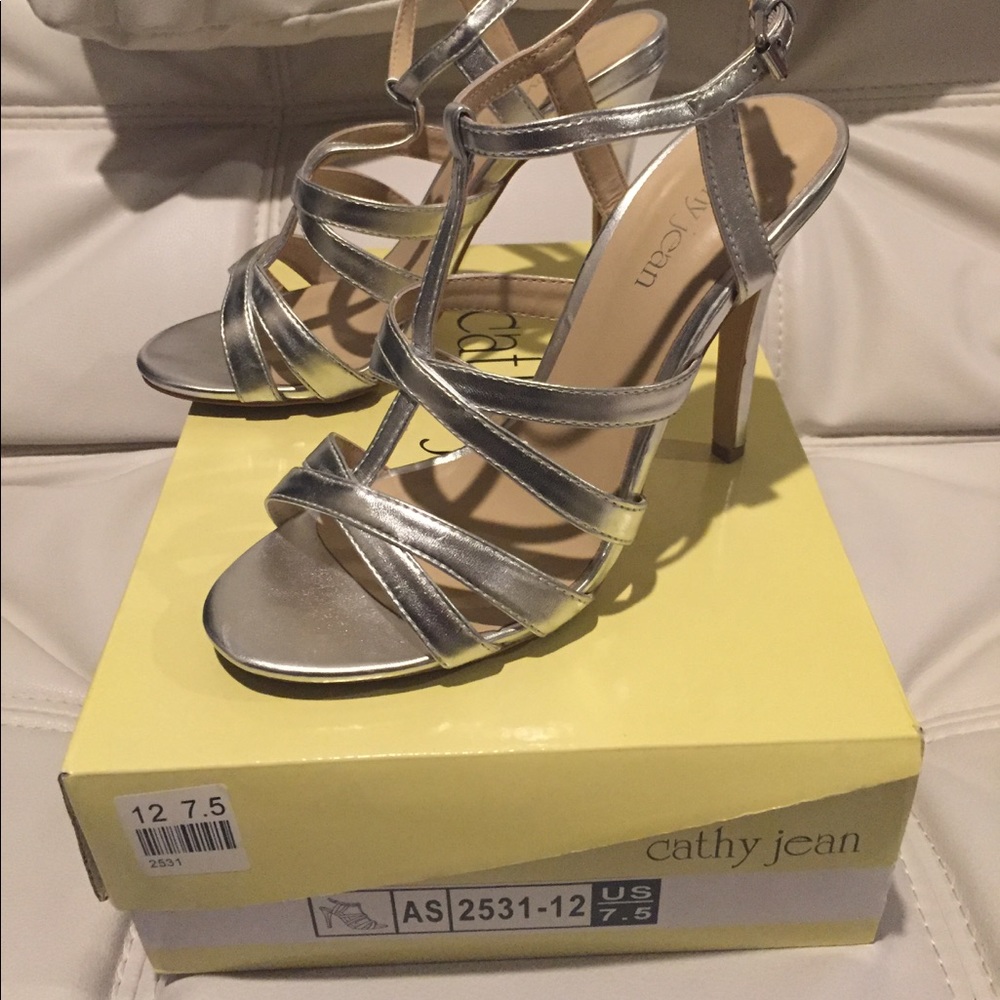 Cathy Jean Silver Heels
