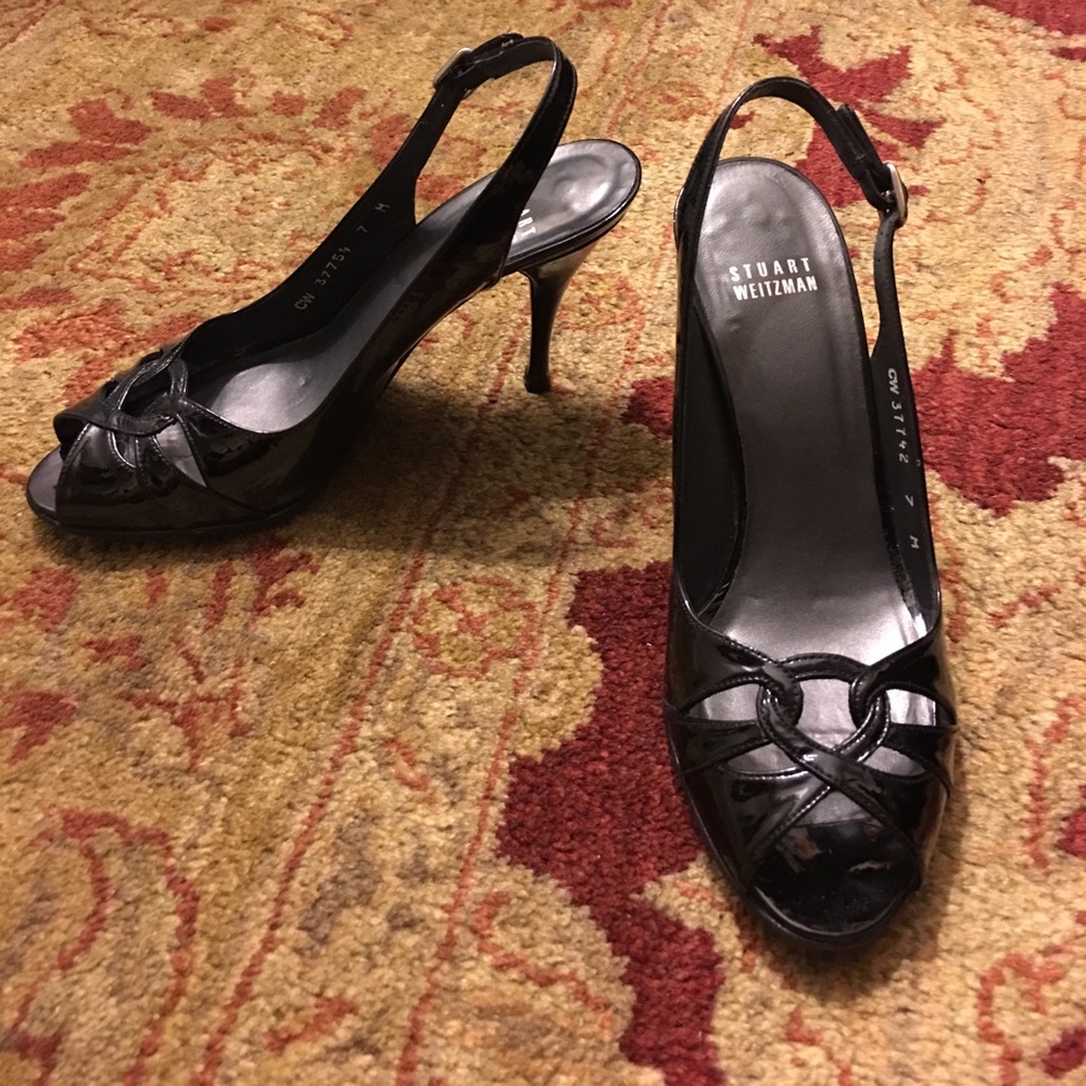 Stuart Weitzman Loopy sling back pump