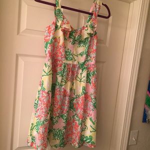 Lilly Pulitzer Floral dress Sz 4