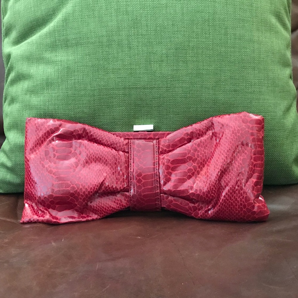 Aldo - Red Bow Clutch