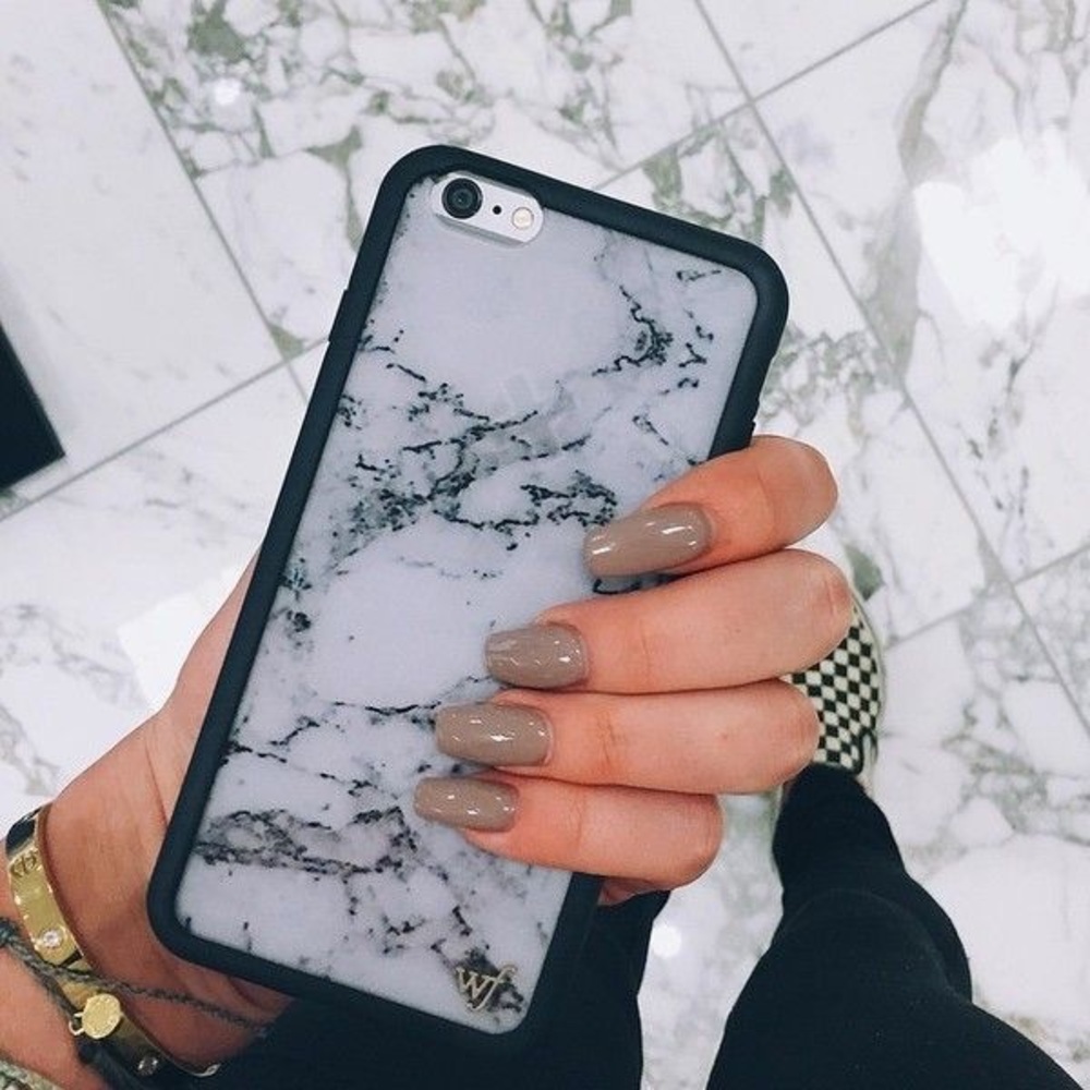 marble wildflower case