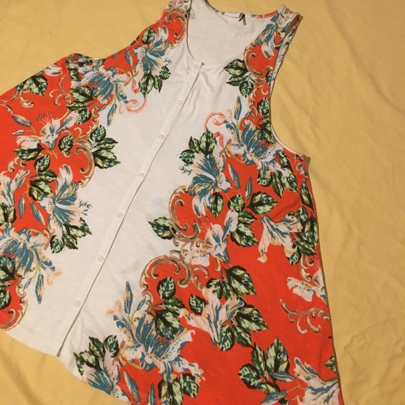 Anthropologie Tops - ANTHROPOLOGIE Akemi + Kin button up tunic tank