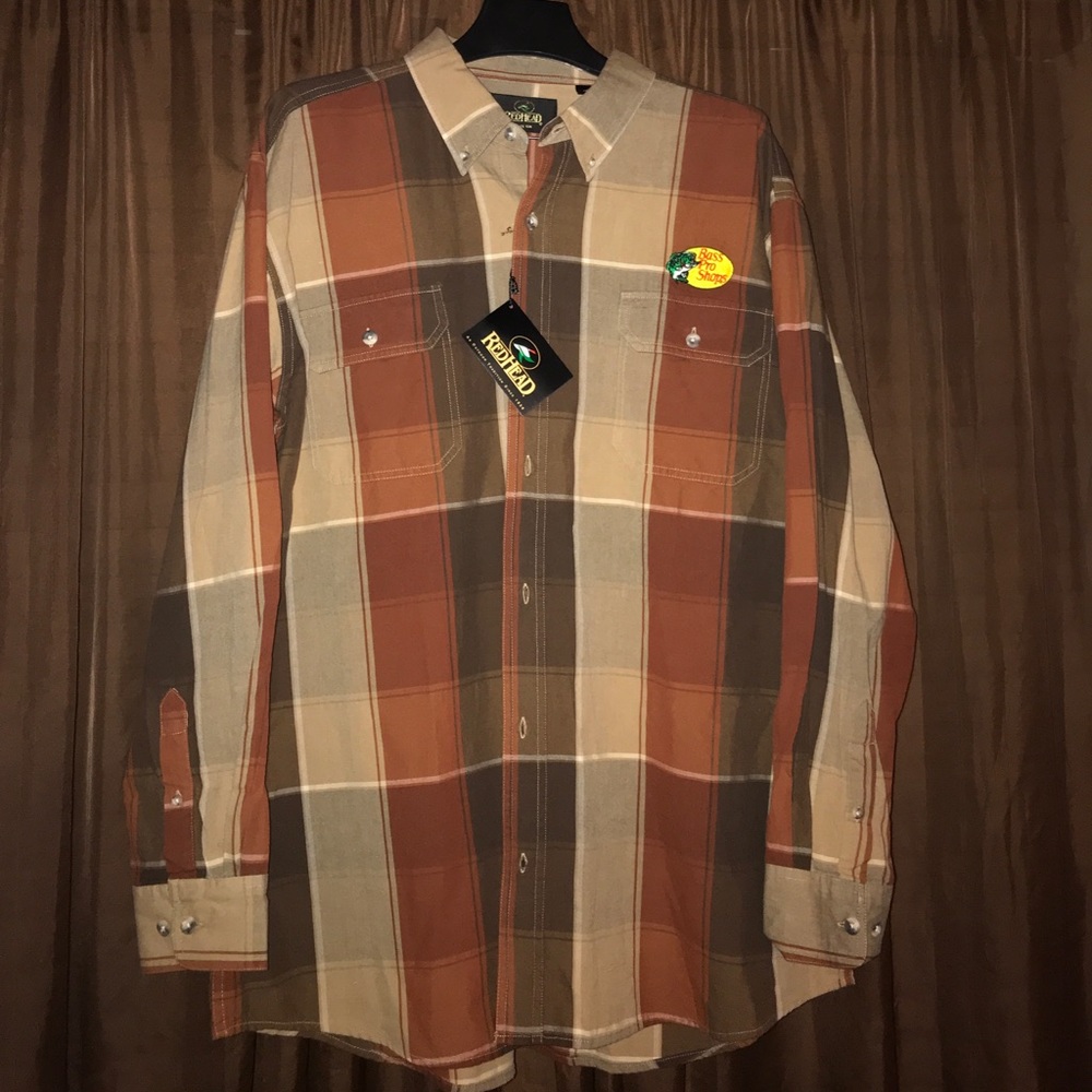 Red head bass pro shops long sleeve shirt size XL