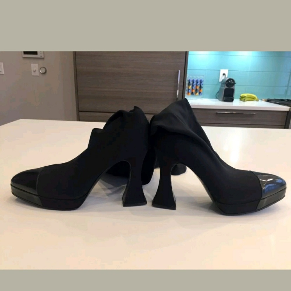 Chanel thigh high stocking boot. - Picture 2 of 3