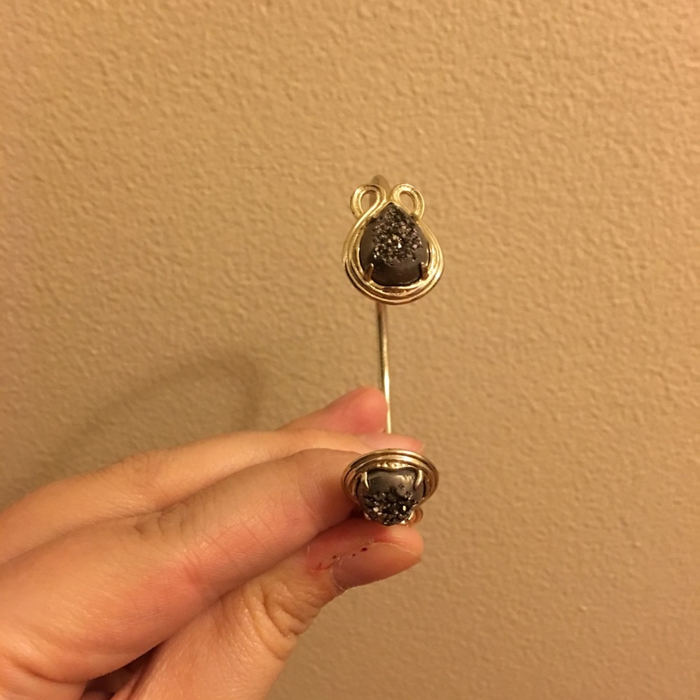 KENDRA SCOTT RARE ANDY WITH PLATINUM DRUSY