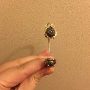 KENDRA SCOTT RARE ANDY WITH PLATINUM DRUSY