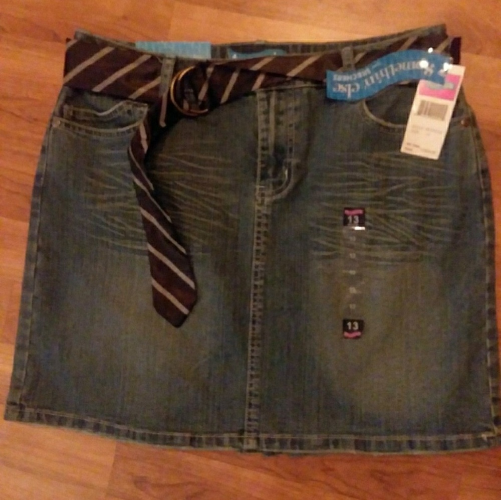 NWT Sketchers denim skirt