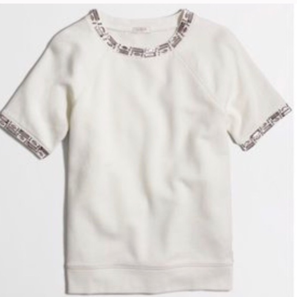 J Crew jeweled sweater