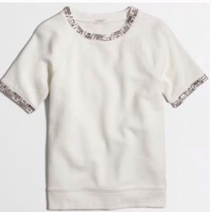 J Crew jeweled sweater