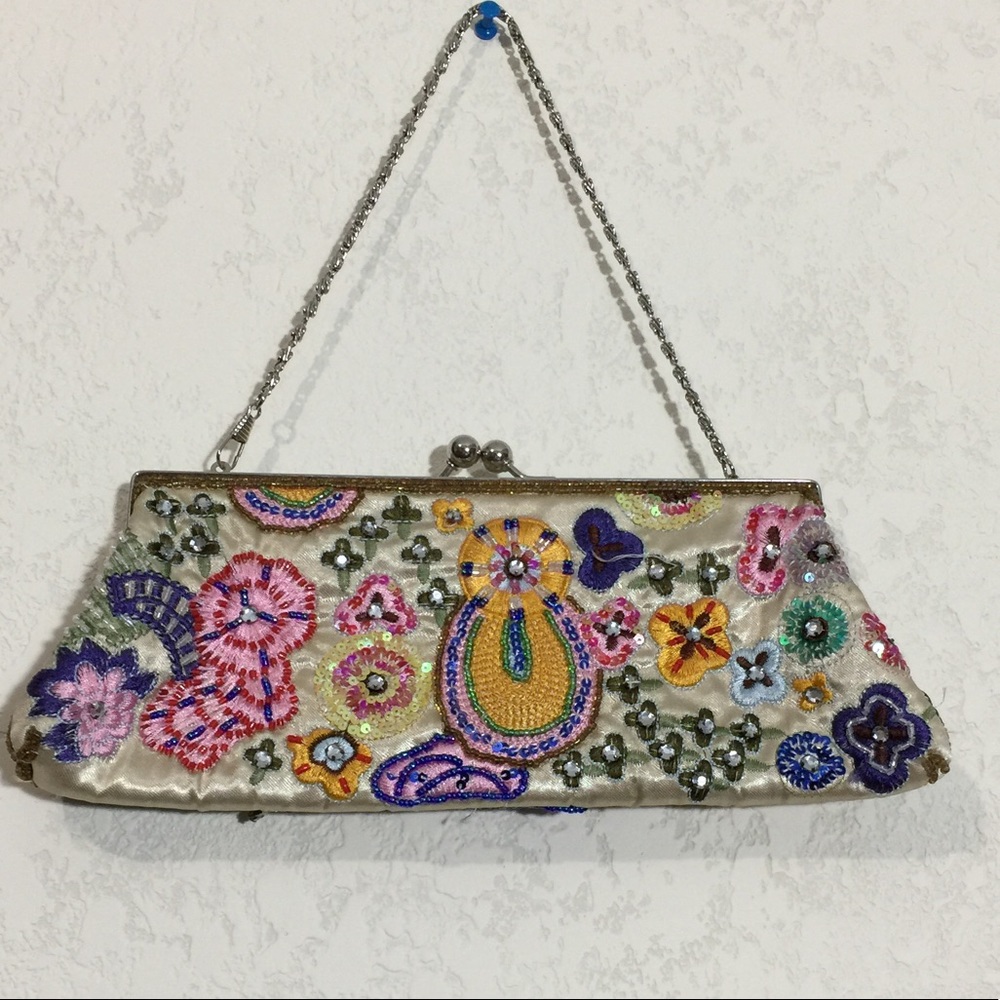 Beaded/ hand bag - Picture 3 of 4