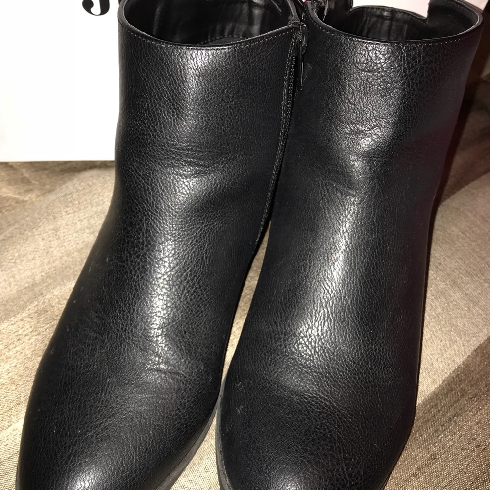 Black Justfab Ankle Booties