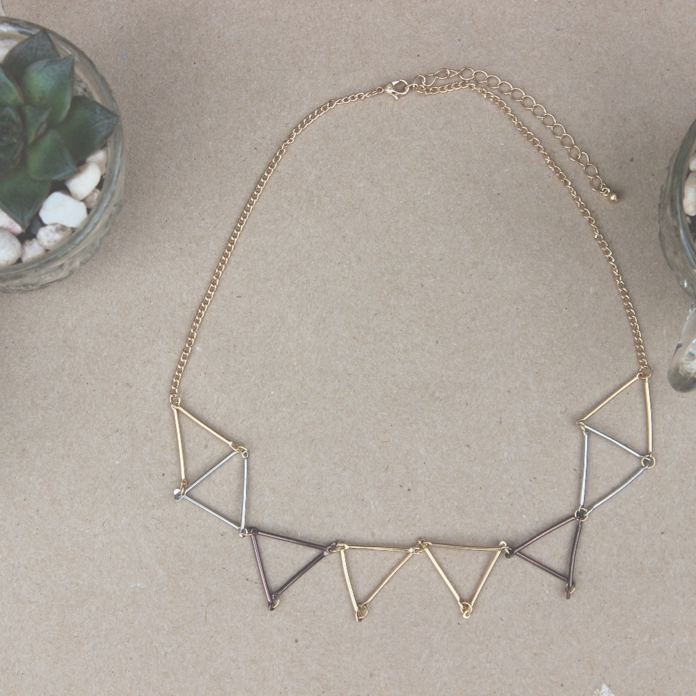 🍦City Summer Geometric Necklace🍦