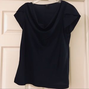 Ann Taylor Draped Neck Blouse