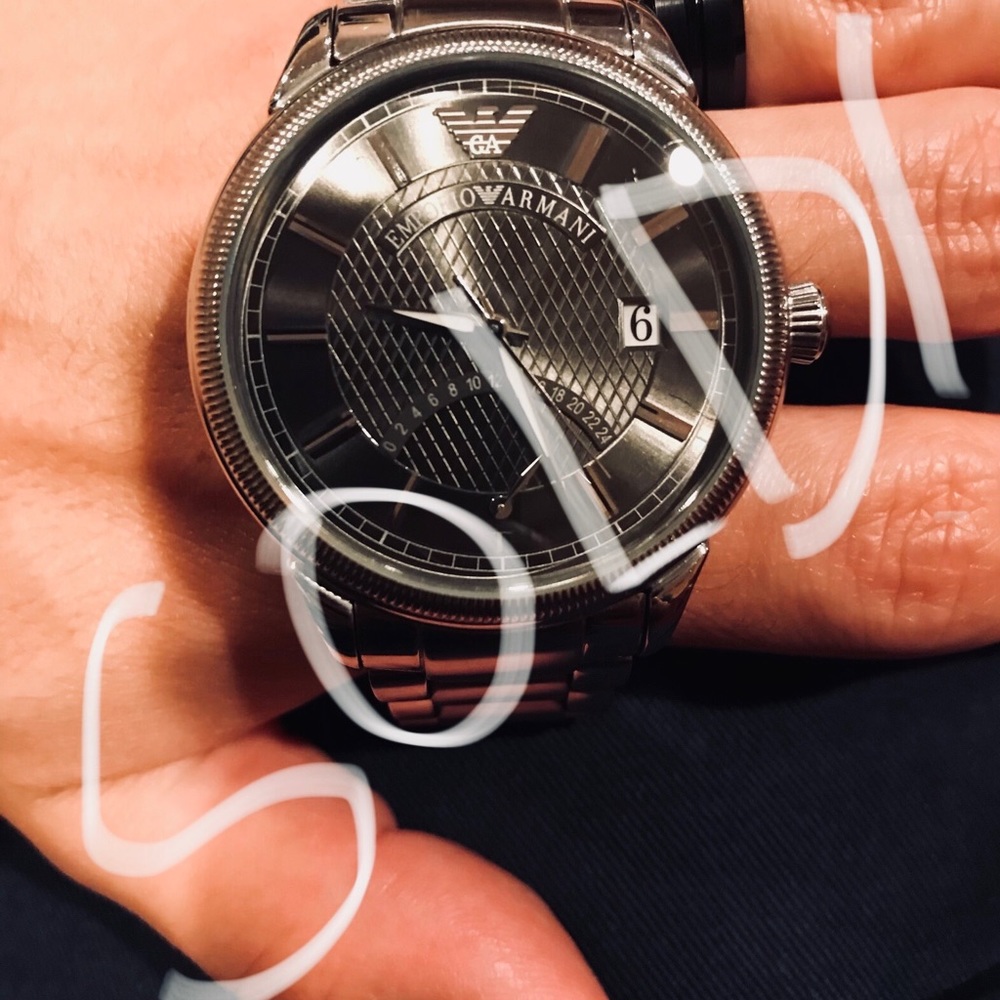 Emporio Armani stainless steel watch