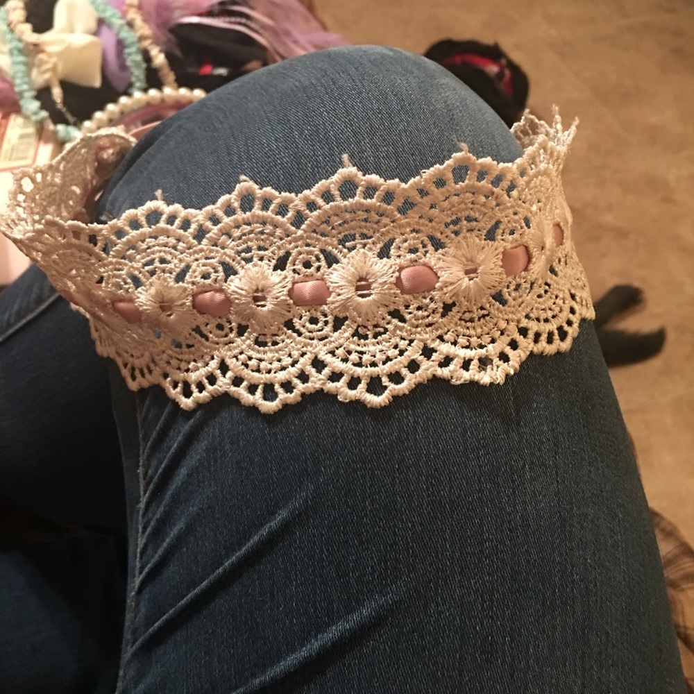 Lace head band