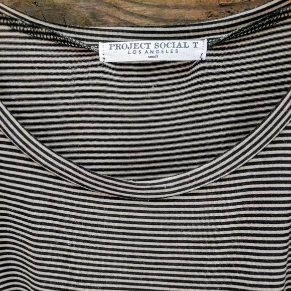 Project Social T Long Sleeve Cold Shoulder Tee - Picture 3 of 7