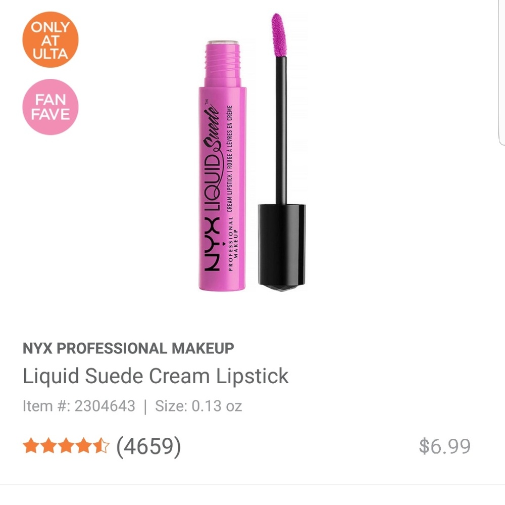 NWT NYX Liquid Suede Lipstick