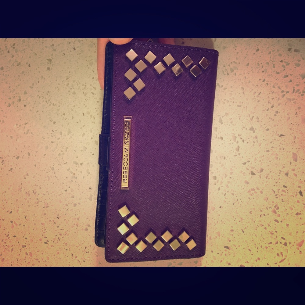Rebecca Minkoff studded leather wallet