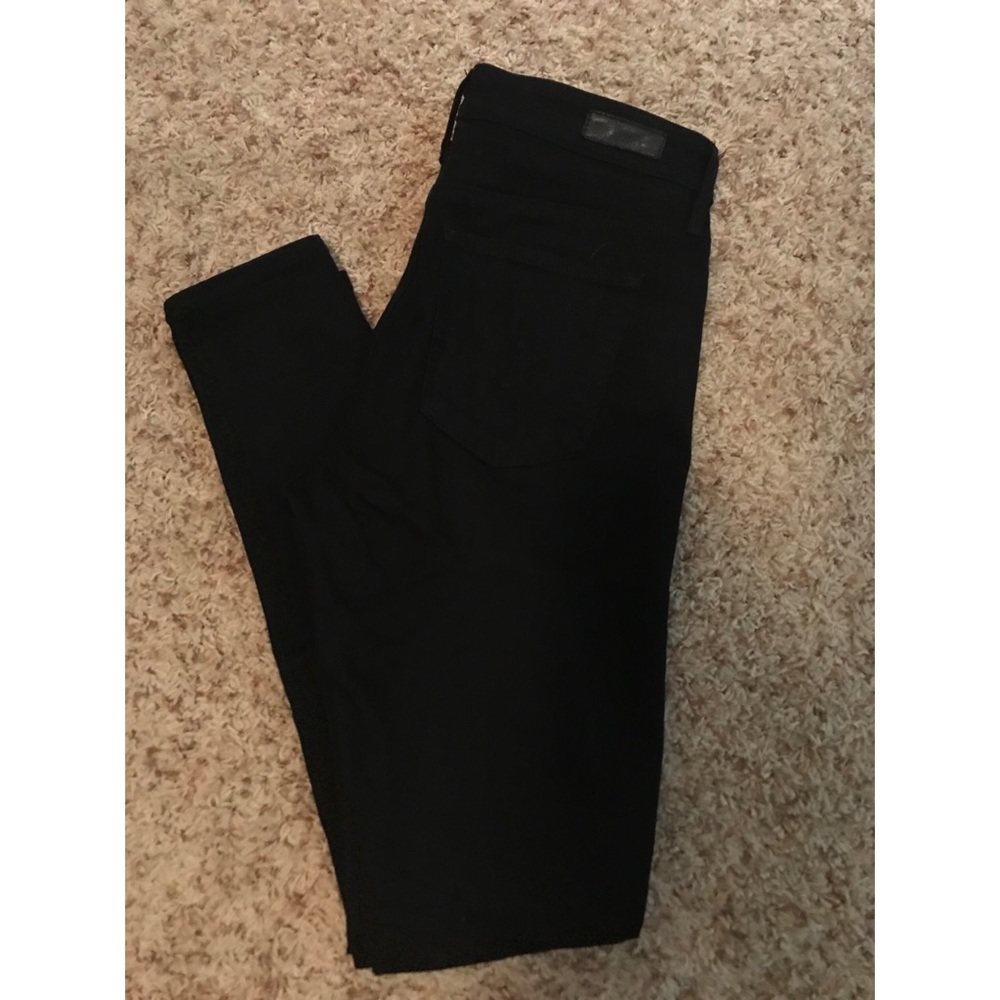 AG Farrah High Rise Black Skinny