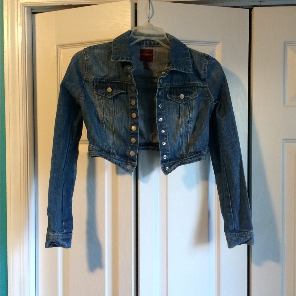 XS Cropped Jean Jacket