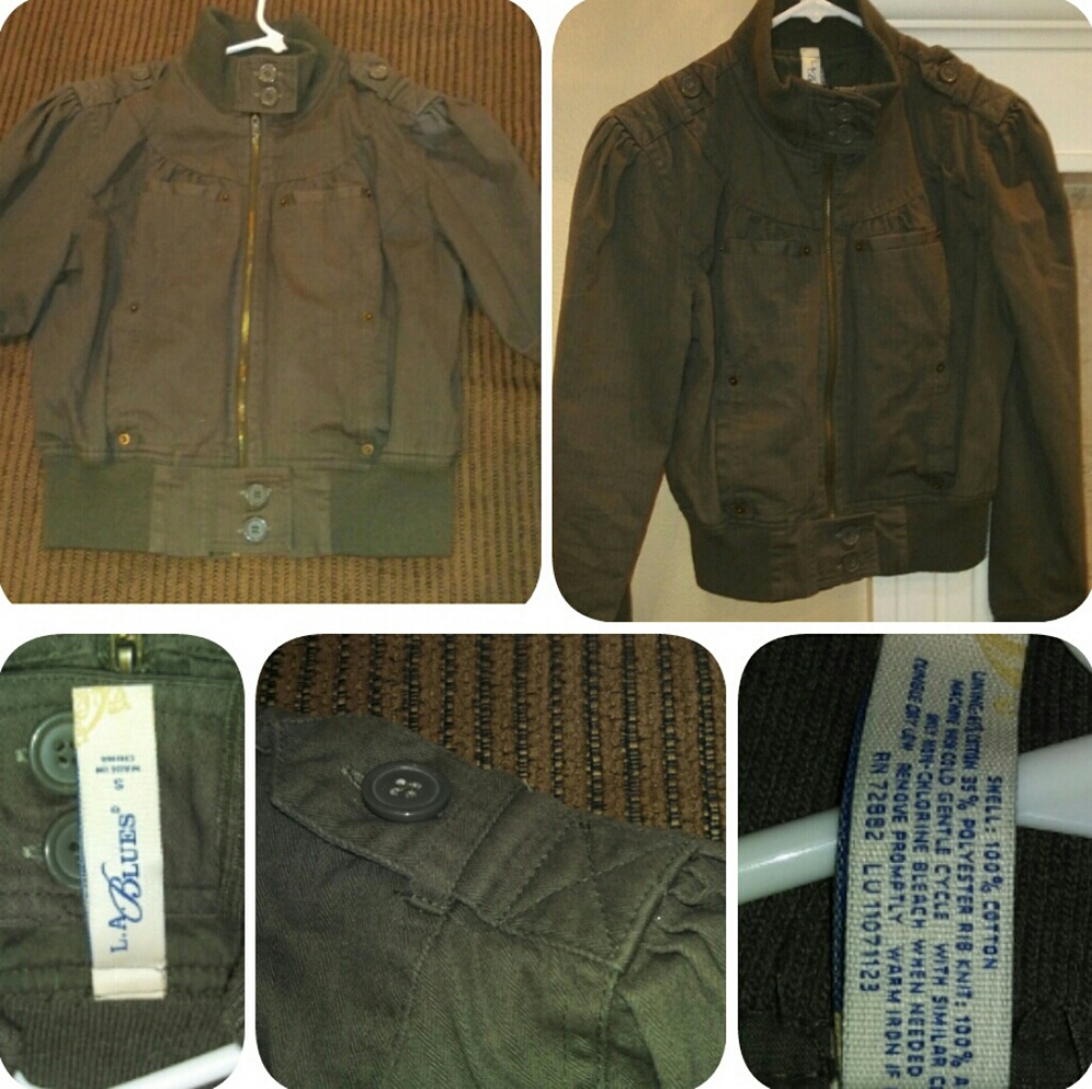 Dark Olive green Bomber Jacket