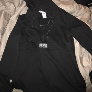 PINK black sweatshirt