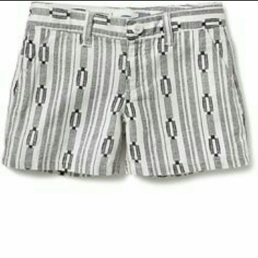 Old Navy sz 10 girls patterned linen-blend shorts