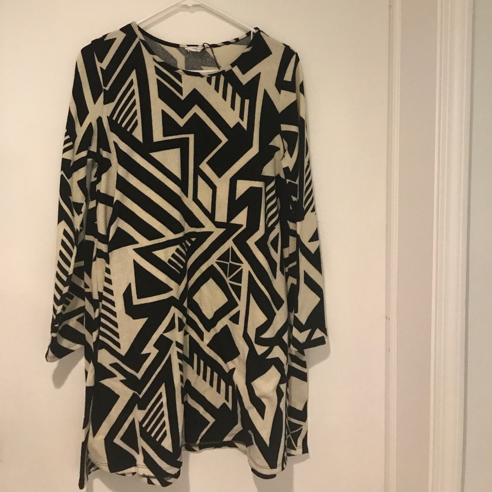 Geometric print dress or tunic