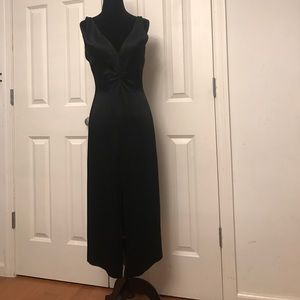 Authentic armani collezioni black Runway dress