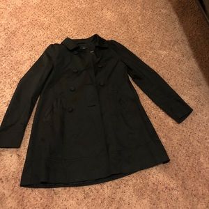 Black jacket with Peter pan collar