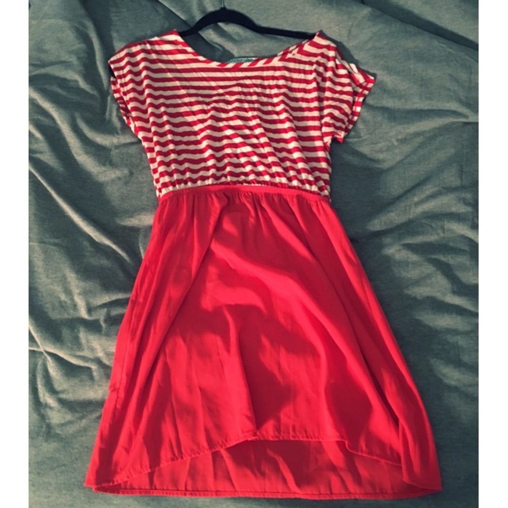 Francesca's Collection Striped Color Block Dress