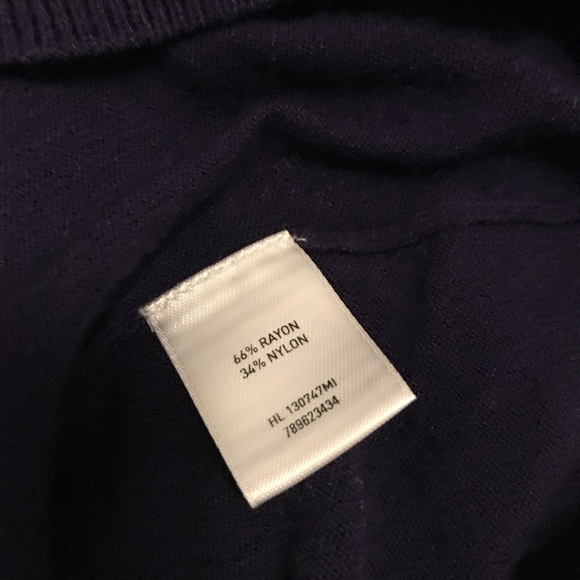 halogen purple sweater tunic mini dress - Picture 6 of 7