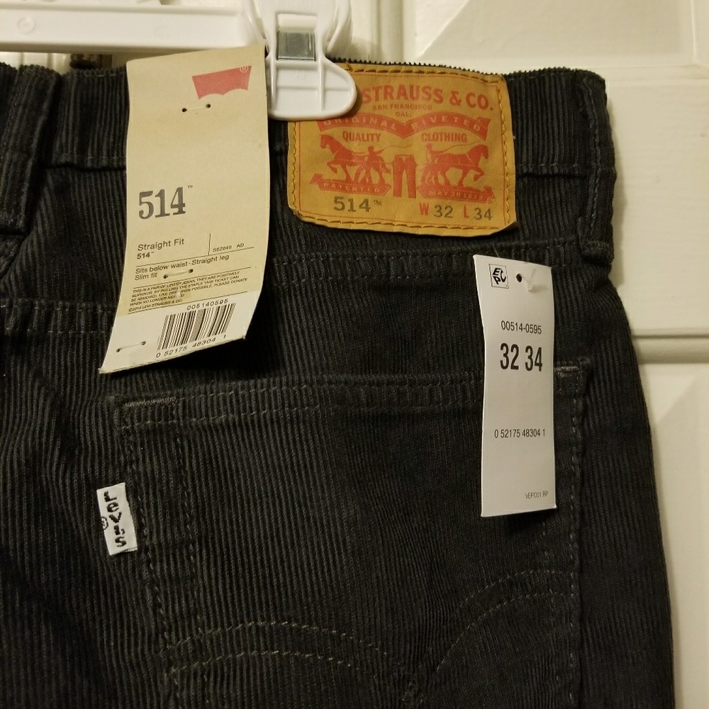 Men's Levi 514 corduroy pants
