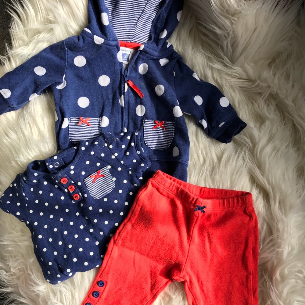 Baby Girls Nautical Bundle 0-3 fall/winter/spring