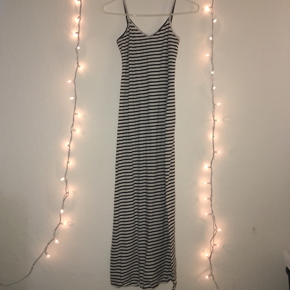 American Apparel Striped Maxi Dress