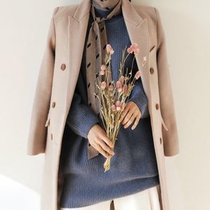 Double-Breasted Coat [Khaki]