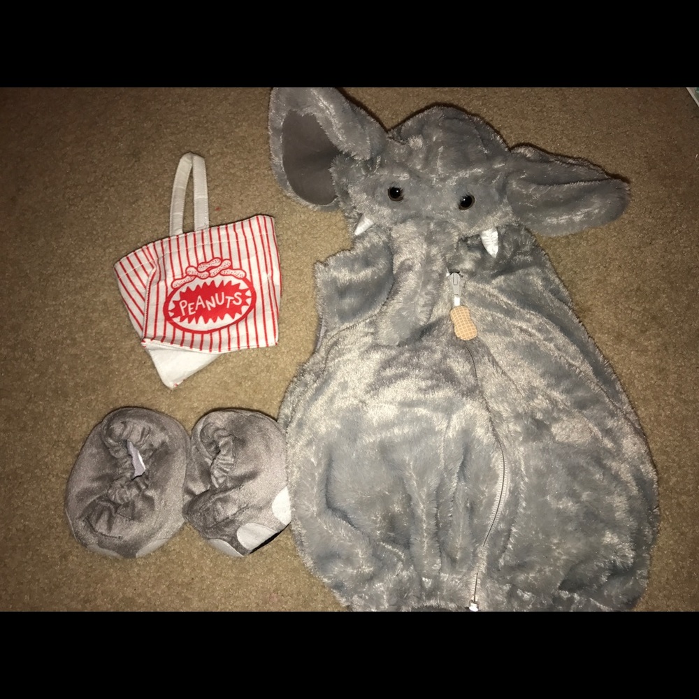 12 month elephant costume