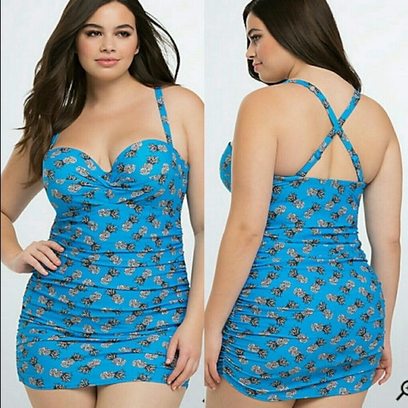 torrid pineapple swimsuit