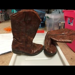 Toddler girls boot Lot.  Cowboy & winter boots
