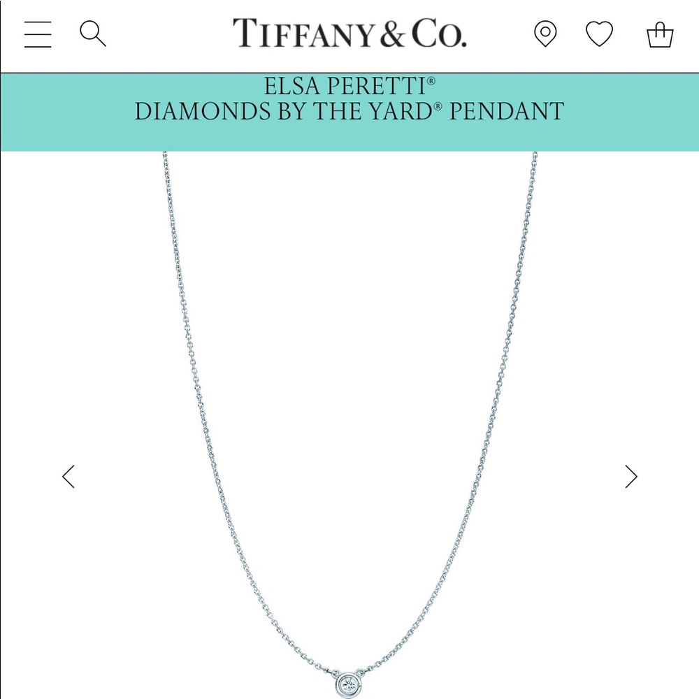 Tiffany Elsa Peretti Diamonds by the Yard Pendant