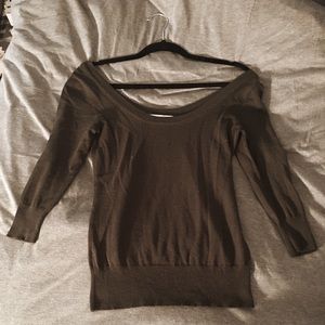 Forest Green Scoop Neck Sweater