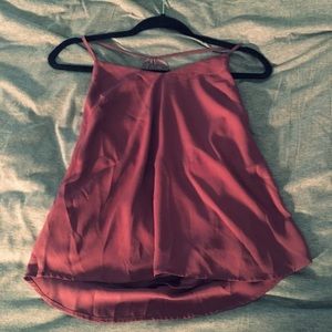 Pacsun Maroon Polyester Tank