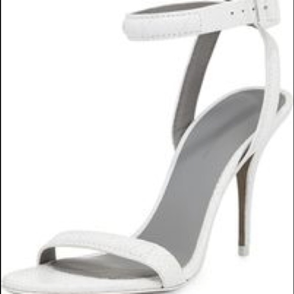 Alexander Wang Antonia Sandal Snake White 37 6 6.5