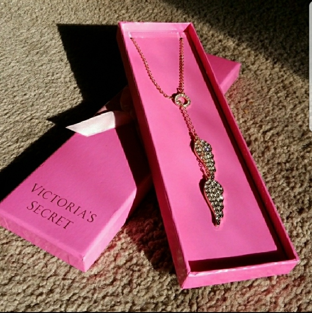 Victoria's Secret angel wing necklace