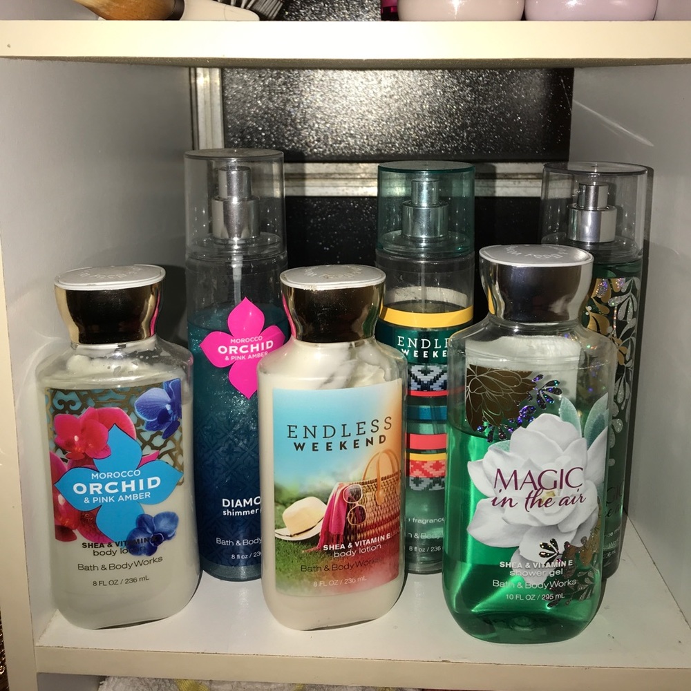 6pc. Bath and Body Works.