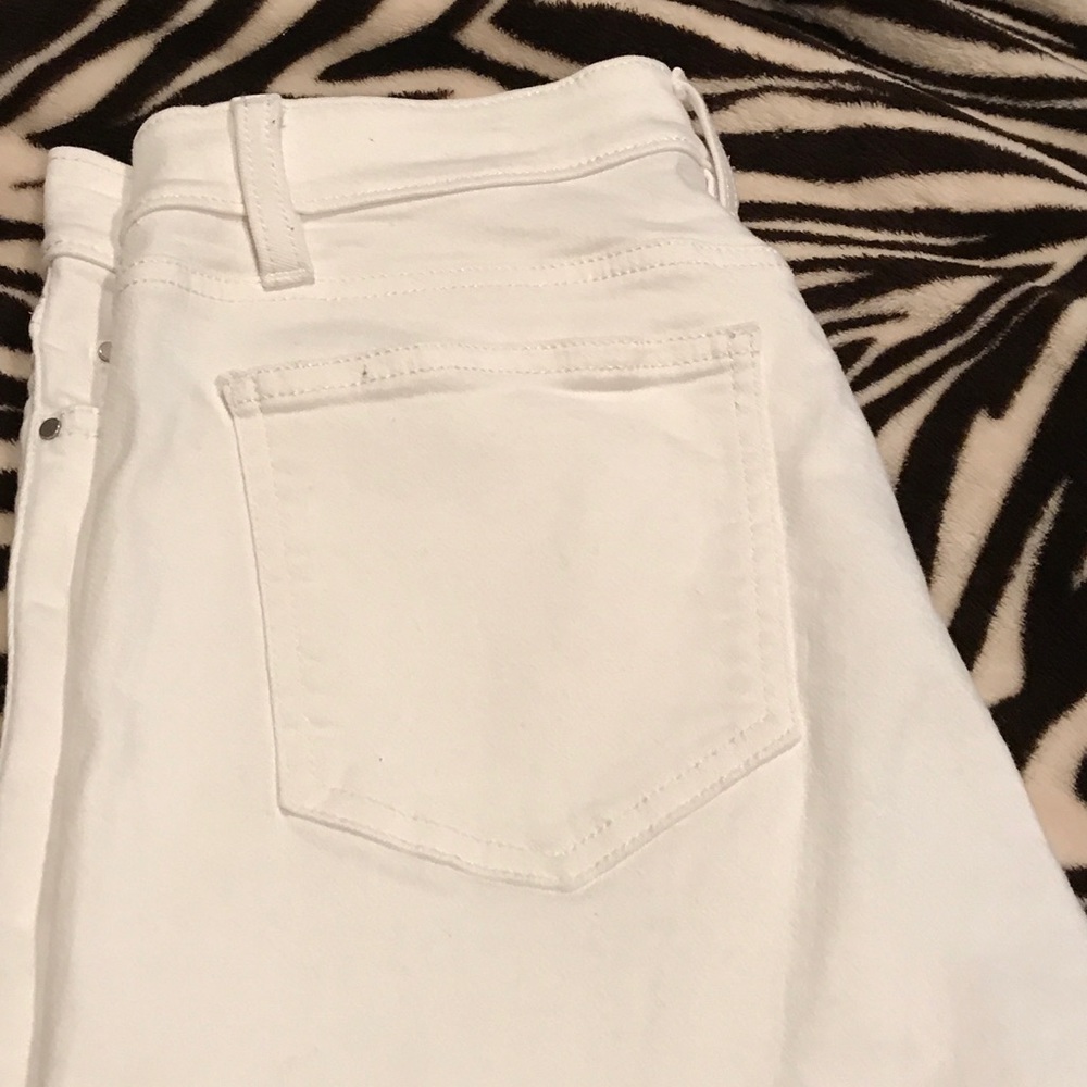 Ann Taylor Skinny  White Jeans