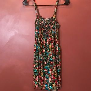 Floral spaghetti strap dress